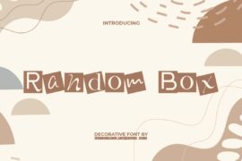 Random Box Demo Font