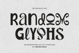 Random Glyphs Font