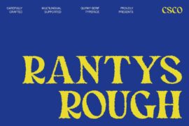 Rantys Rough Demo Font