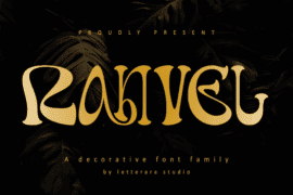 Ranvel_Personal use Font