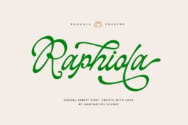 Raphiola Font