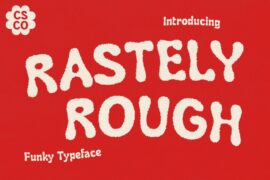 Rastely Rough Demo Font