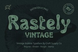 Rastely Vintage Demo Font