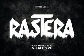 Rastera Demo Font