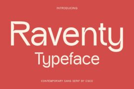 Raventy Demo Font