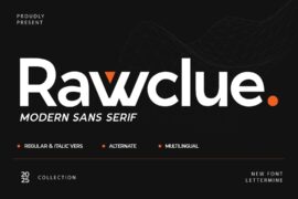 Rawclue Demo Font