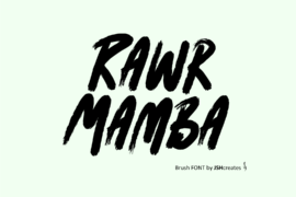 Rawr Mamba Font