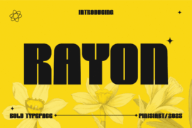 RAYON Font
