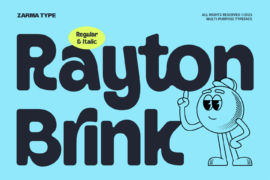 Rayton Brink Demo Font