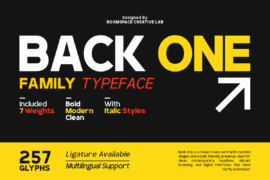 RCL Back One Font