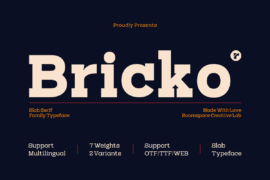 RCL Bricko- DEMO Font