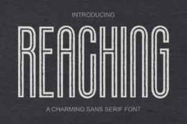 Reaching Font