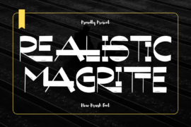 Realistic Magritte Demo Font
