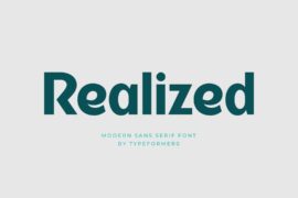 Realized Font