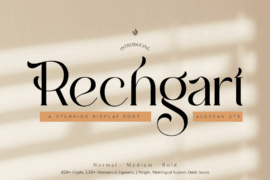 Rechgart Bold Font