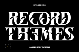 Record Themes Demo Font