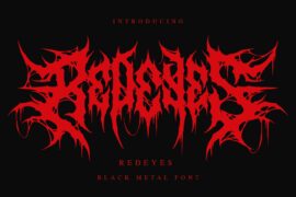 Redeyes Font