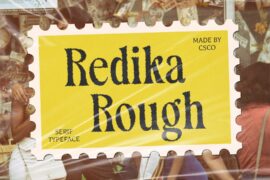 Redika Rough Demo Font