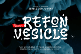REFON VESICLE personal Font