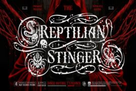 Reftilian Stinger Font