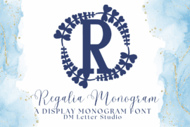 Regalia Monogram Font