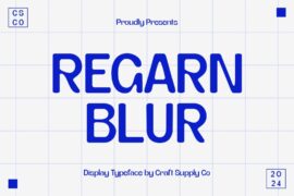 Regarn Blur Demo Font