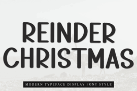 Reinder Christmas Font