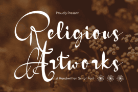 Religious Artworks Demo Font