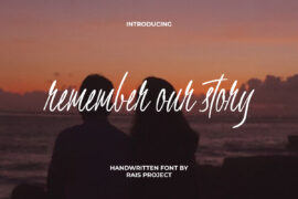 Remember Our S Demo Font