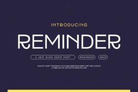 REMINDER Font