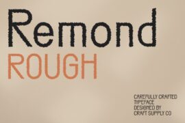 Remond Rough Demo Font
