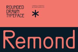 Remond Rounded Drawn Demo Font
