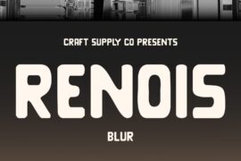 Renois Blur Demo Font