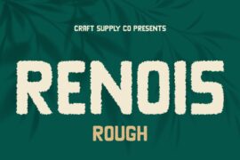 Renois Rough Demo Font