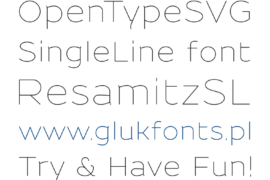 ResamitzSLs24w0 Font