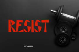 RESIST Font