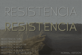 Resistencia Font Family