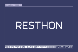 Resthon Font