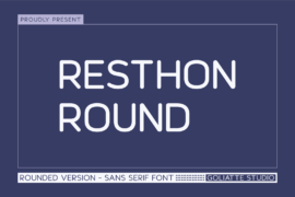 Resthon Round Font