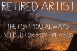 Retired Artist Font