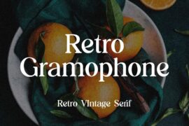 Retro Gramophone Font