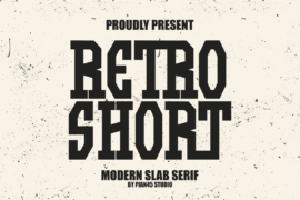 Retro Short Font