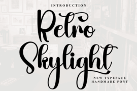 Retro Skylight Font