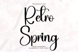 Retro Spring Font