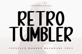 Retro Tumbler Font