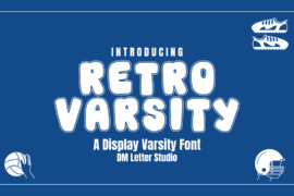 Retro Varsity Font