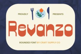 Revanzo Rounded Demo Font
