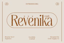Revenika Rough Demo Font