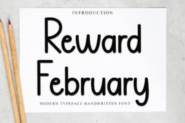 Reward February Font
