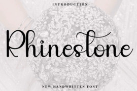 Rhinestone Font